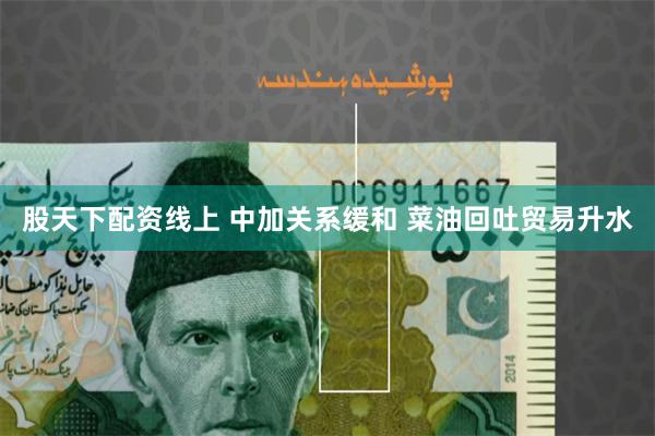 股天下配资线上 中加关系缓和 菜油回吐贸易升水
