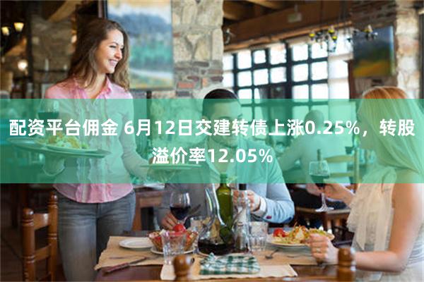 配资平台佣金 6月12日交建转债上涨0.25%，转股溢价率12.05%