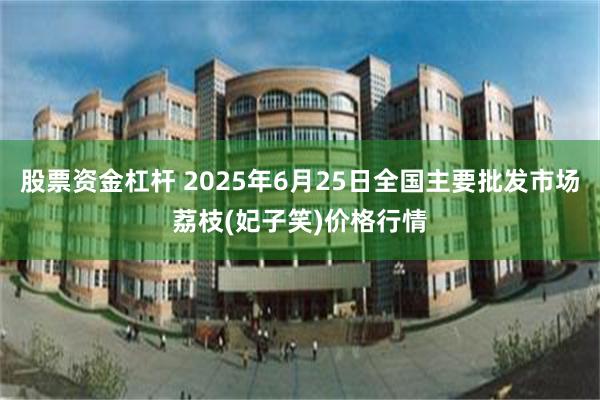 股票资金杠杆 2025年6月25日全国主要批发市场荔枝(妃子笑)价格行情