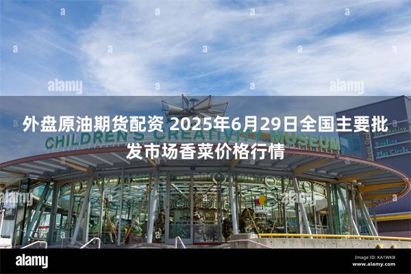 外盘原油期货配资 2025年6月29日全国主要批发市场香菜价格行情