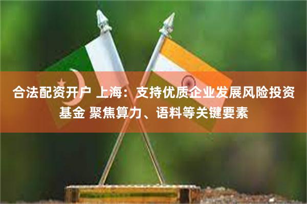合法配资开户 上海：支持优质企业发展风险投资基金 聚焦算力、语料等关键要素